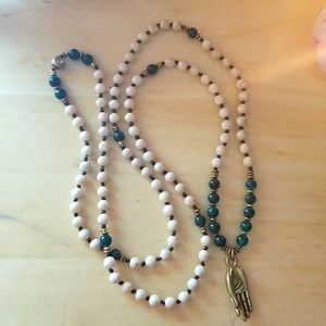 Mala - Malachite & Riverstone 🧘‍♀️